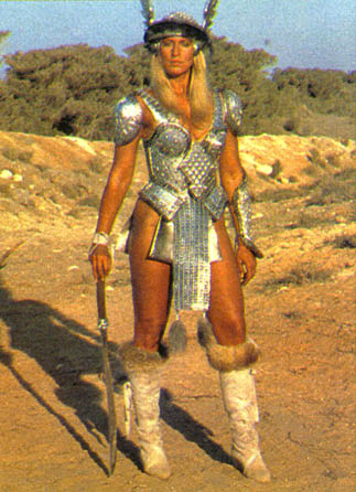 I does look like Sandahl though hard to tell perhaps she did a cameo I does look like Sandahl though hard to tell perhaps she did a cameo
